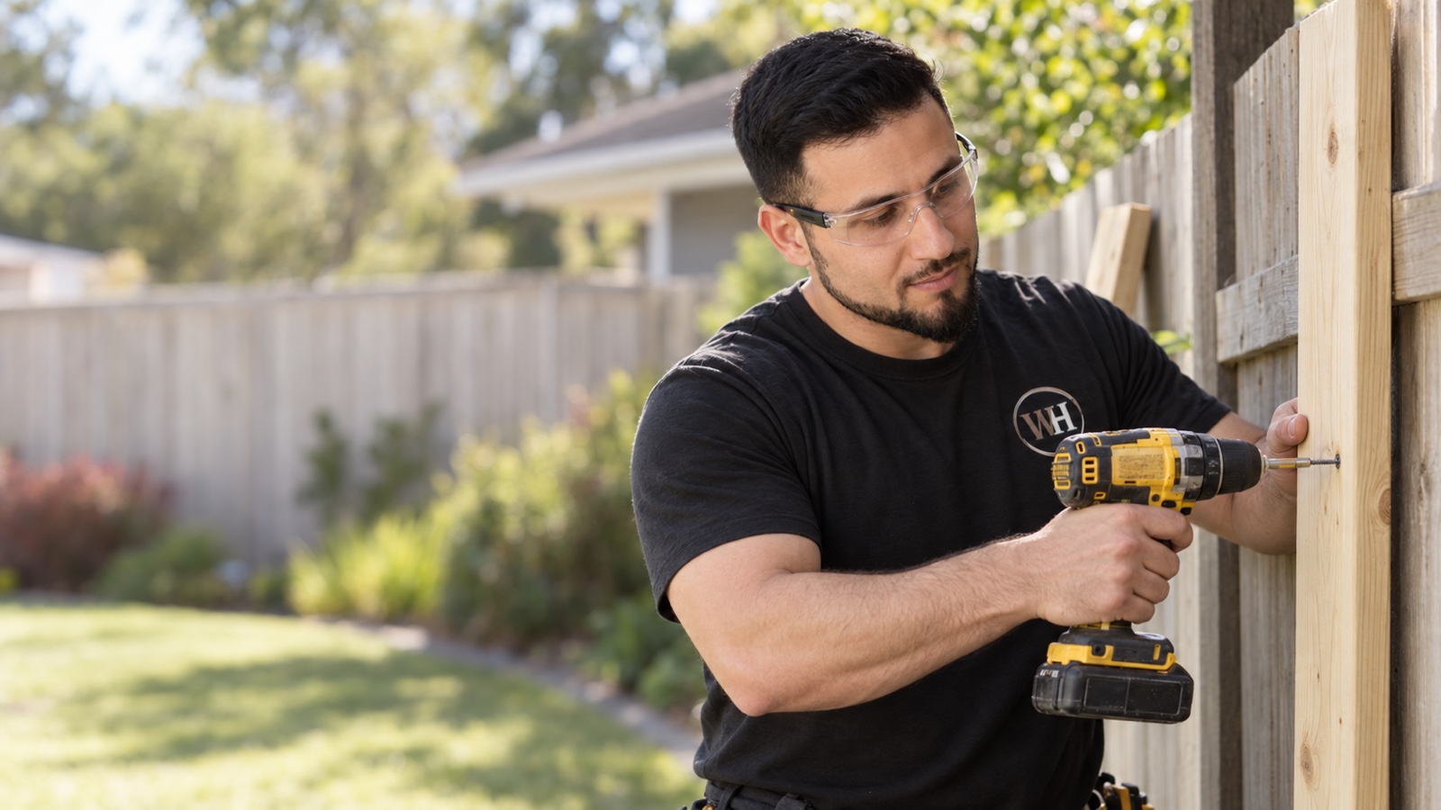 Loghman performing exterior repairs & maintenance