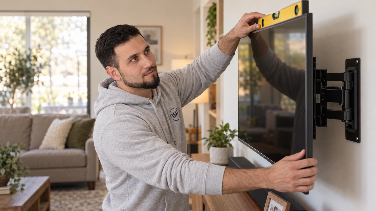 Loghman performing fixture & hardware installation